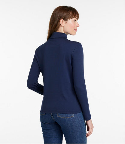 Women's Pima Cotton Turtleneck, Long-Sleeve | L.L.Bean sale
