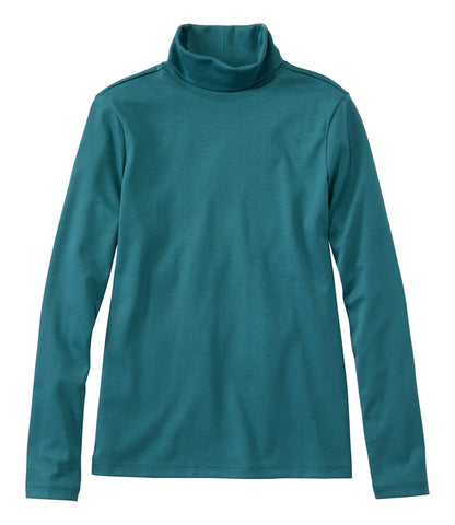 Women's Pima Cotton Turtleneck, Long-Sleeve | L.L.Bean sale