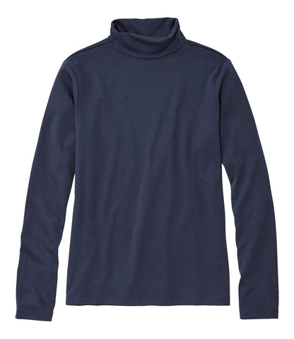 Women's Pima Cotton Turtleneck, Long-Sleeve | L.L.Bean sale