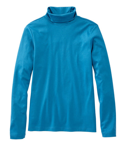 Women's Pima Cotton Turtleneck, Long-Sleeve | L.L.Bean sale