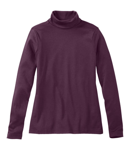 Women's Pima Cotton Turtleneck, Long-Sleeve | L.L.Bean sale