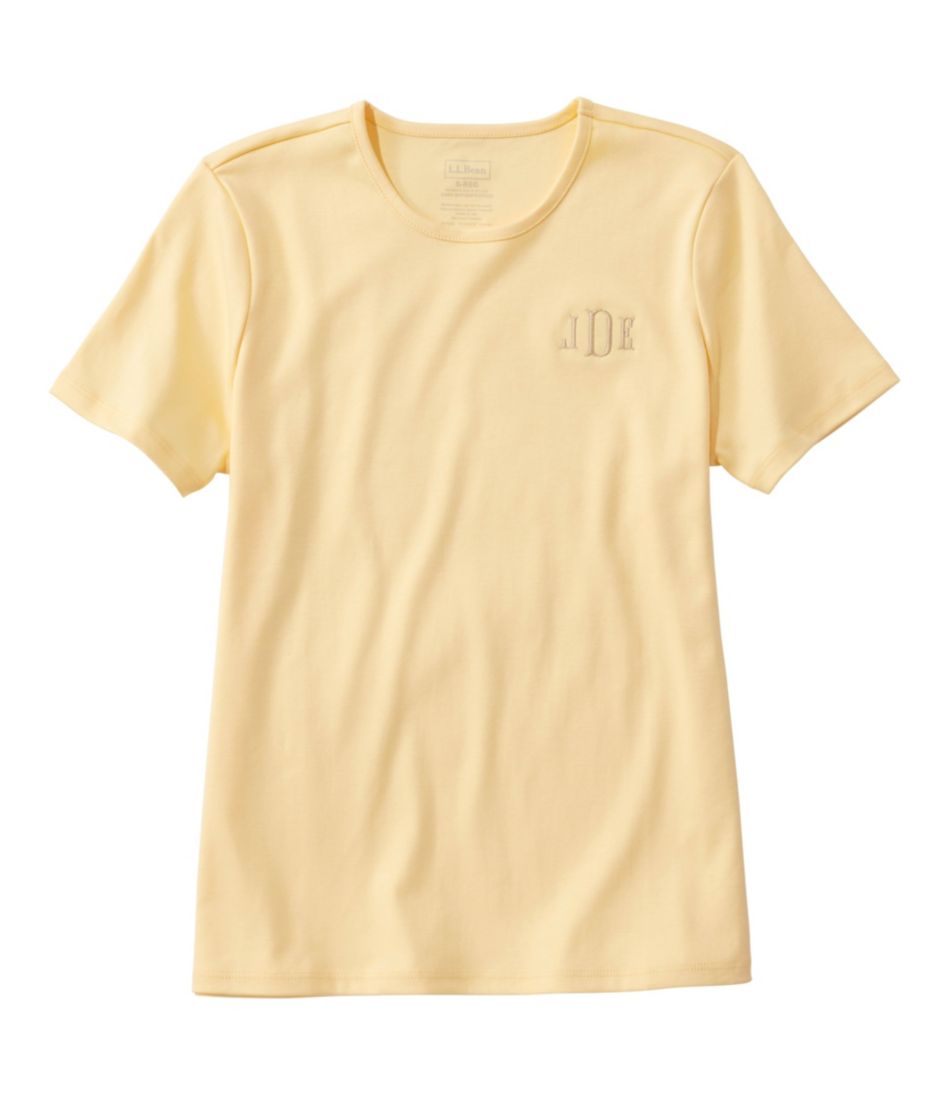 Women's Pima Cotton Tee, Short-Sleeve Crewneck | L.L.Bean online