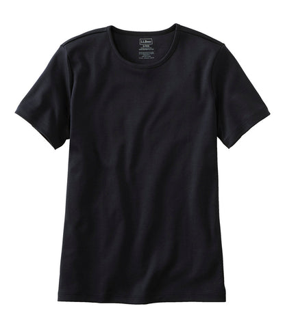 Women's Pima Cotton Tee, Short-Sleeve Crewneck | L.L.Bean online