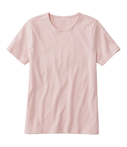 Women's Pima Cotton Tee, Short-Sleeve Crewneck | L.L.Bean online