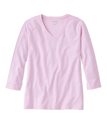Women's V-Neck, Three-Quarter-Sleeve | L.L.Bean on sale