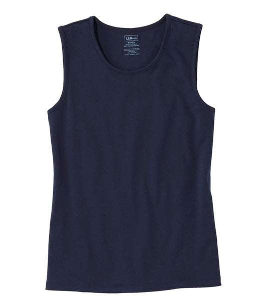 Women's Pima Cotton Tee, Shell | L.L.Bean online
