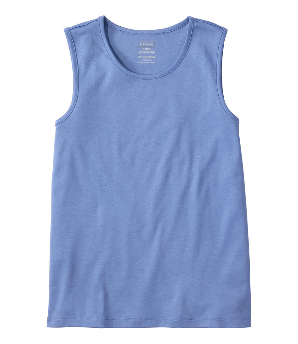 Women's Pima Cotton Tee, Shell | L.L.Bean online
