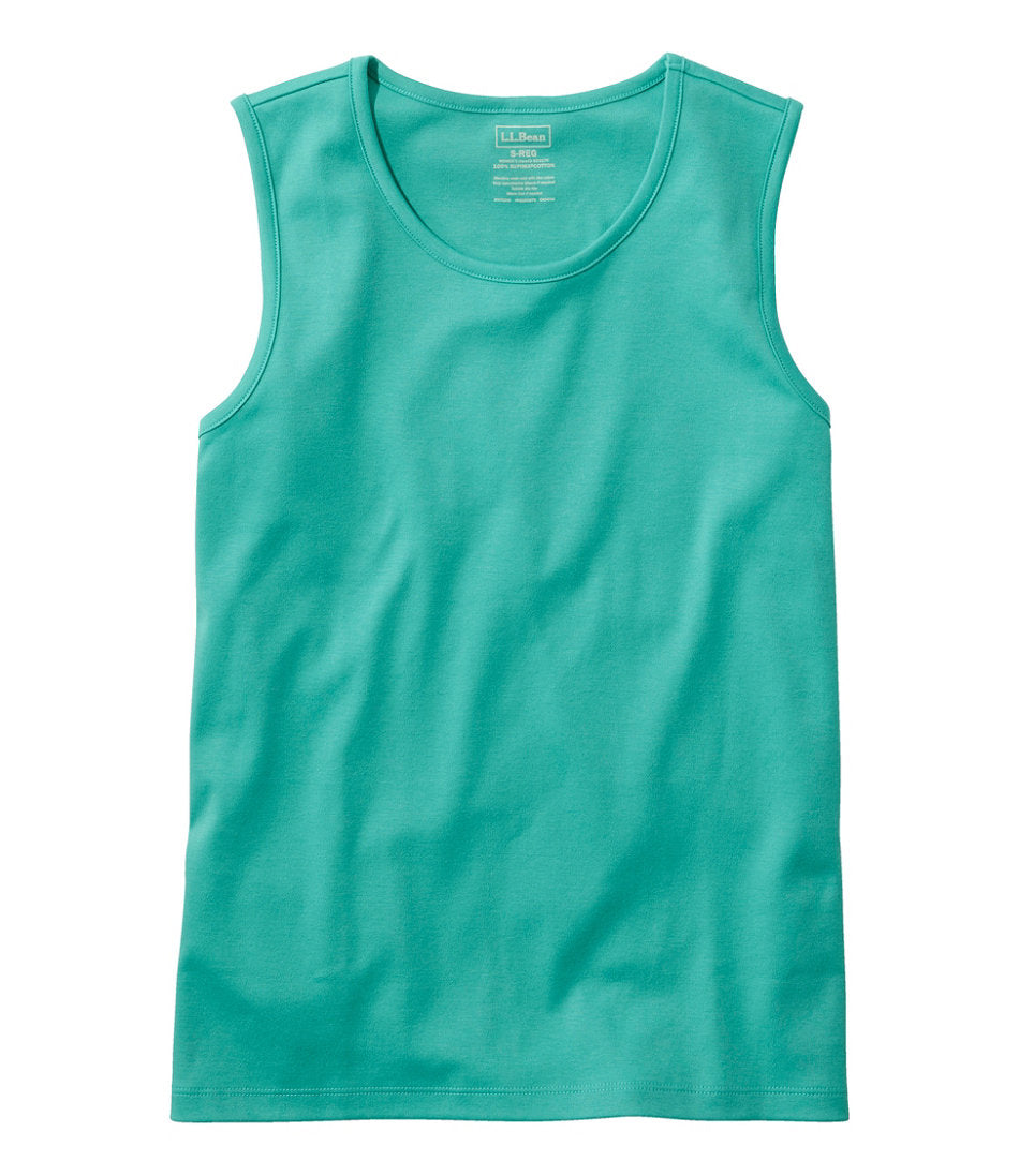 Women's Pima Cotton Tee, Shell | L.L.Bean online