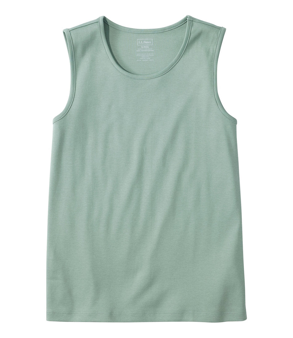 Women's Pima Cotton Tee, Shell | L.L.Bean online