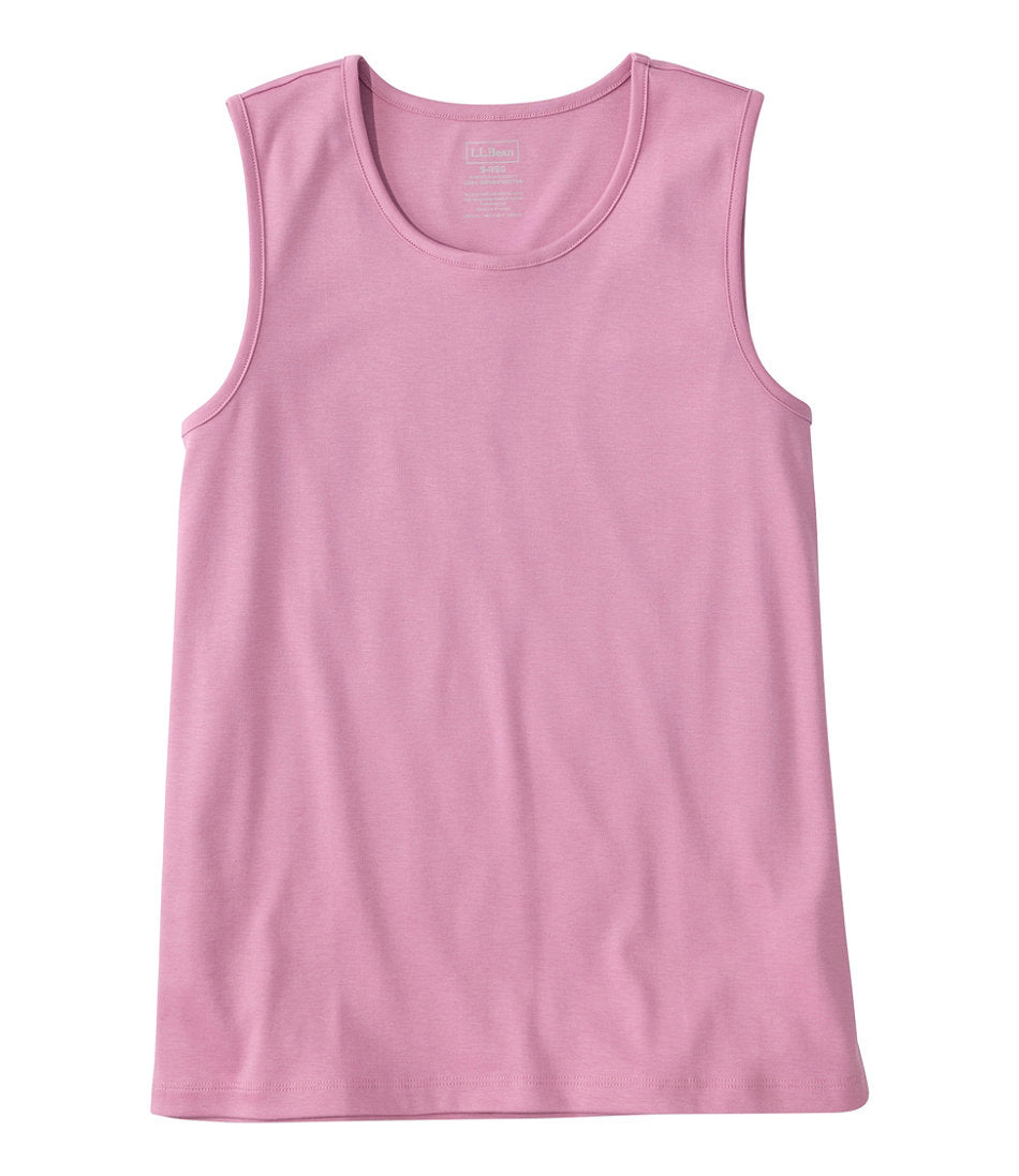 Women's Pima Cotton Tee, Shell | L.L.Bean online