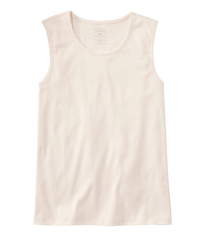 Women's Pima Cotton Tee, Shell | L.L.Bean online