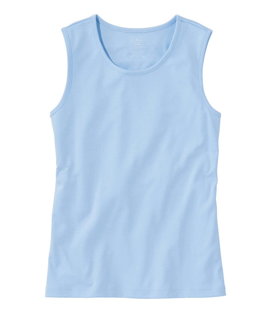 Women's Pima Cotton Tee, Shell | L.L.Bean online