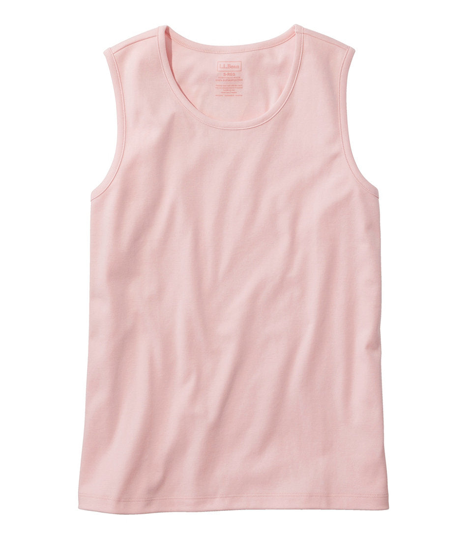 Women's Pima Cotton Tee, Shell | L.L.Bean online