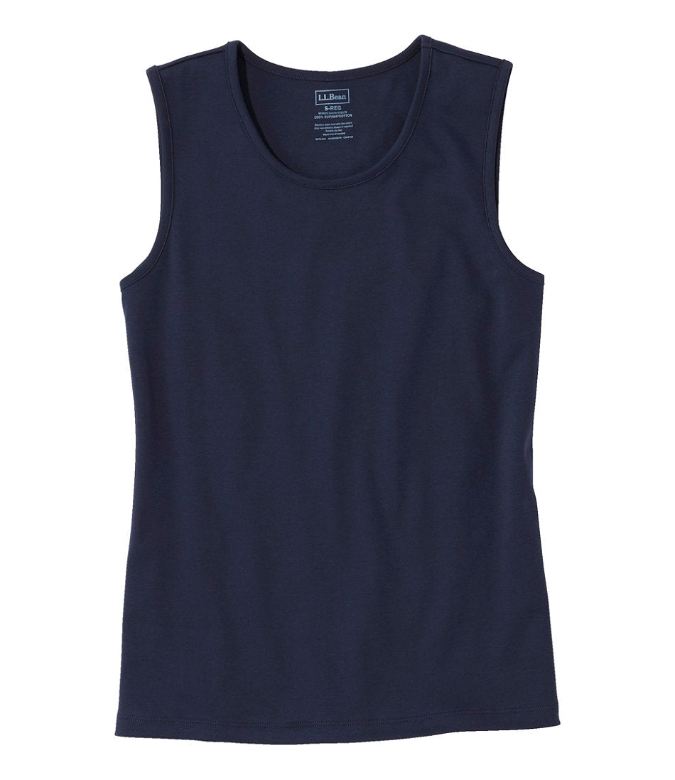 Women's Pima Cotton Tee, Shell | L.L.Bean online
