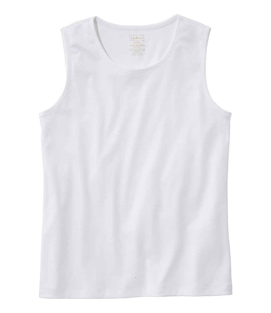 Women's Pima Cotton Tee, Shell | L.L.Bean online