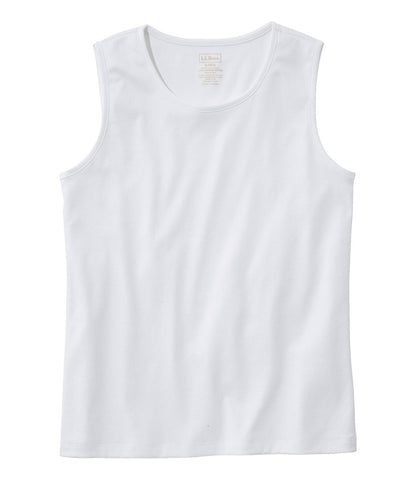 Women's Pima Cotton Tee, Shell | L.L.Bean online