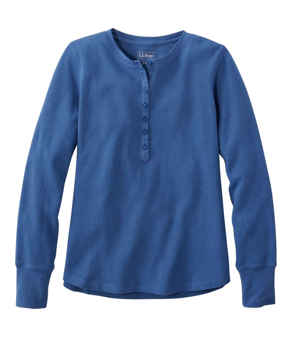 Women's Waffle-Knit Henley | L.L.Bean discount