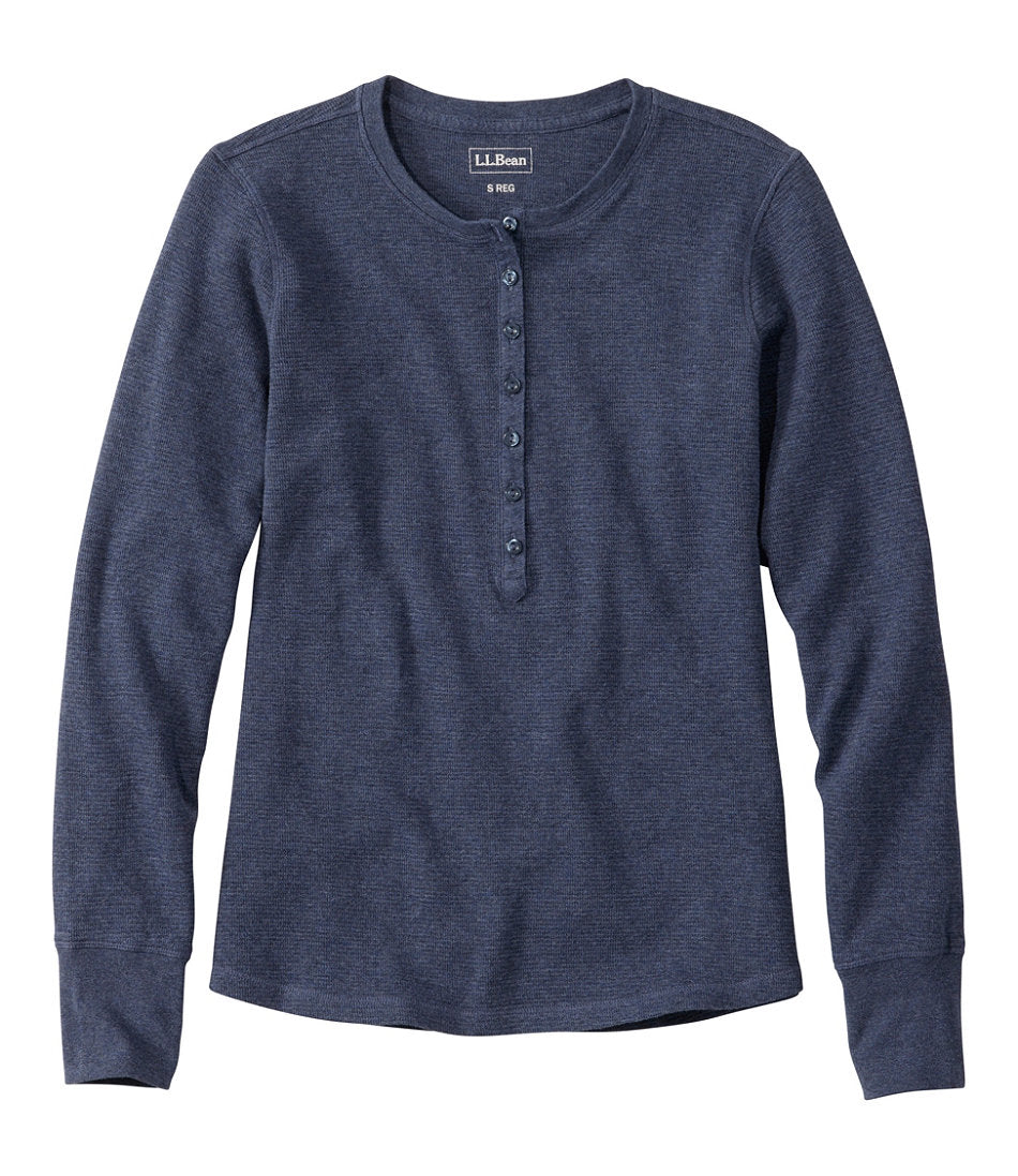 Women's Waffle-Knit Henley | L.L.Bean discount