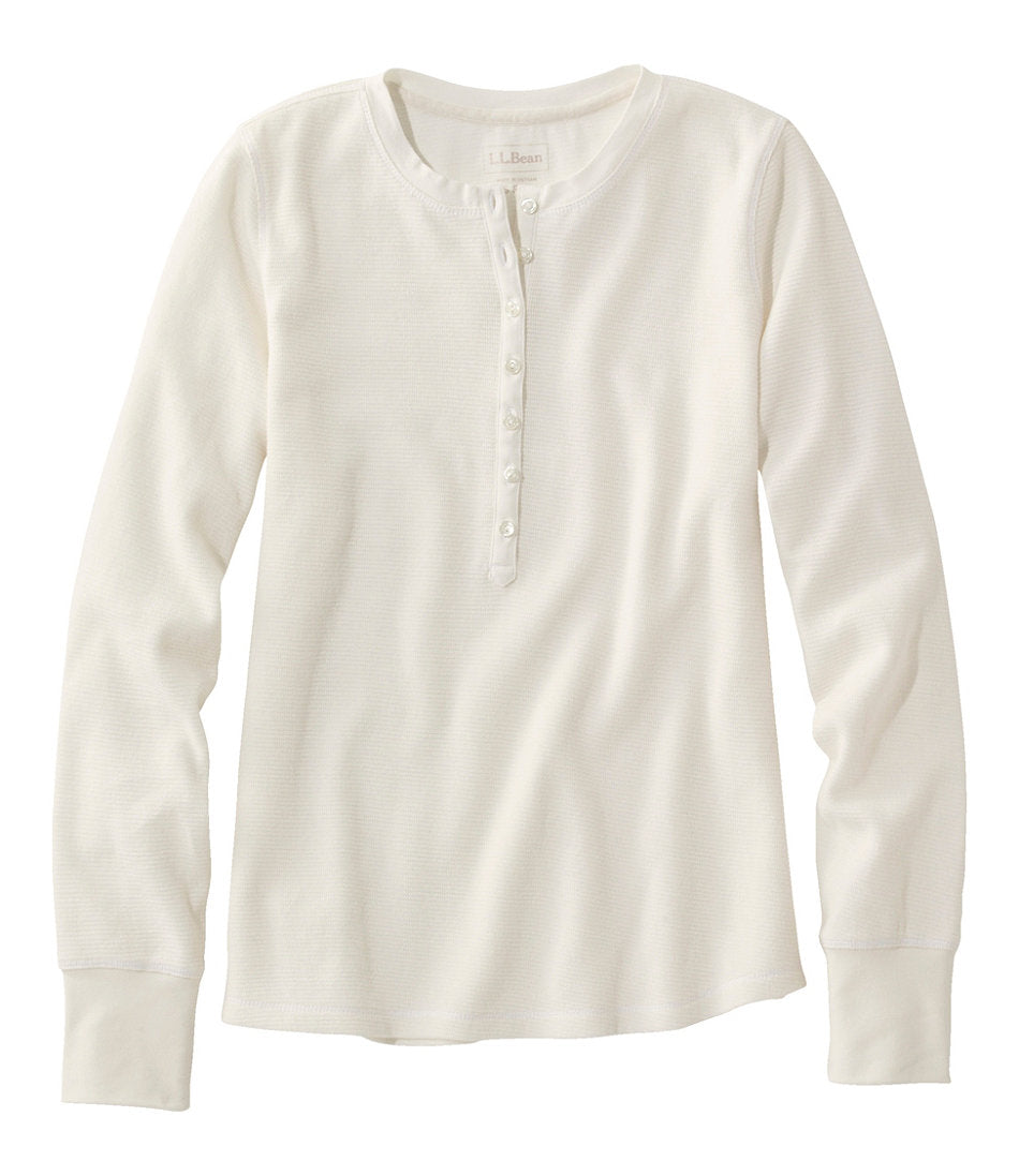 Women's Waffle-Knit Henley | L.L.Bean discount