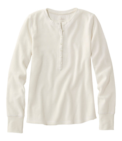 Women's Waffle-Knit Henley | L.L.Bean discount