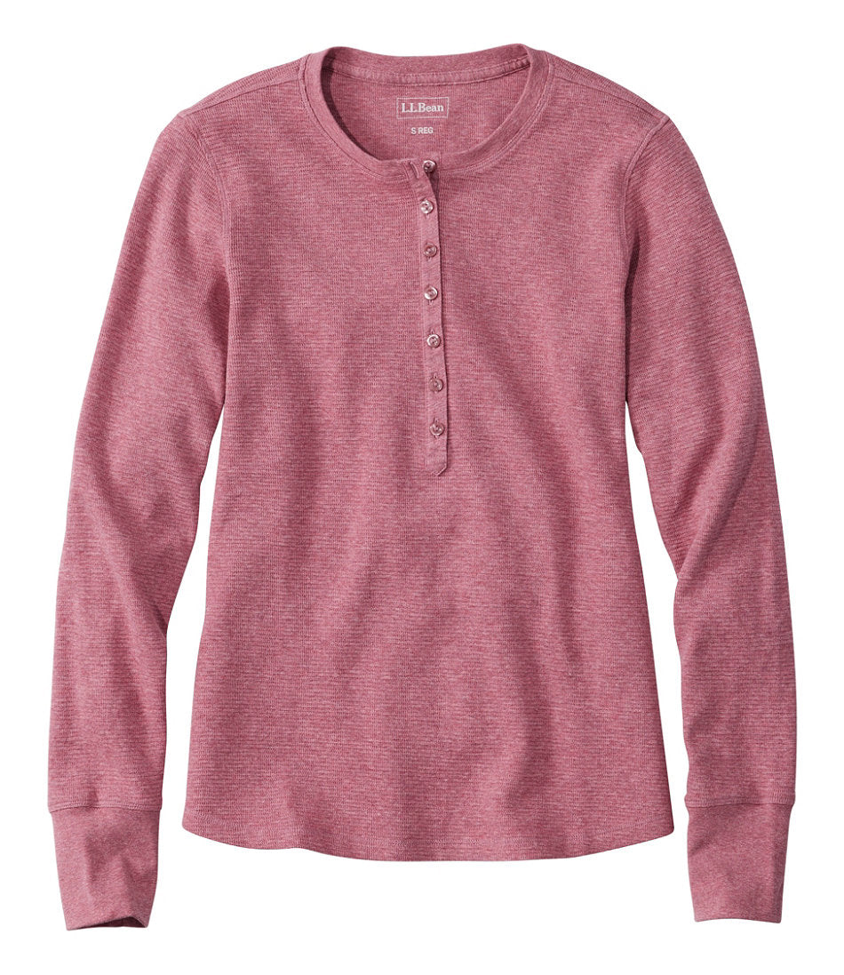 Women's Waffle-Knit Henley | L.L.Bean discount