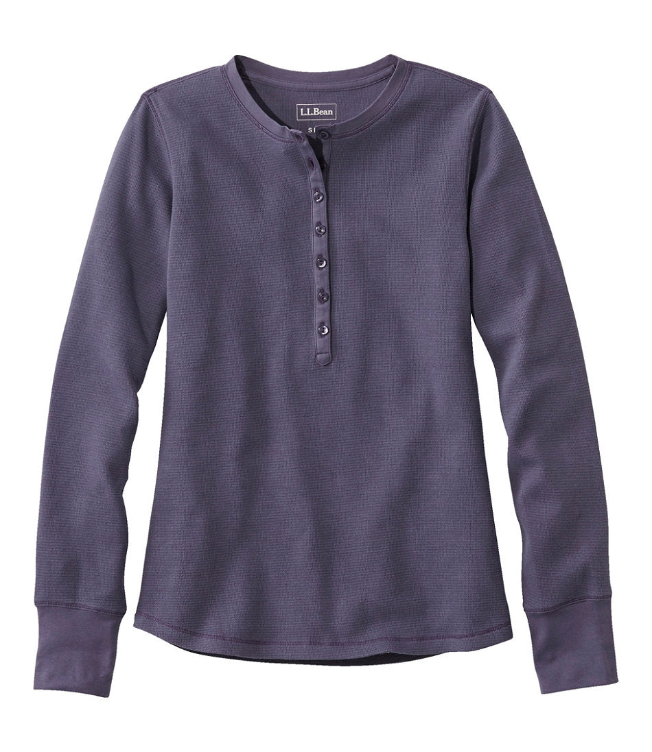 Women's Waffle-Knit Henley | L.L.Bean discount