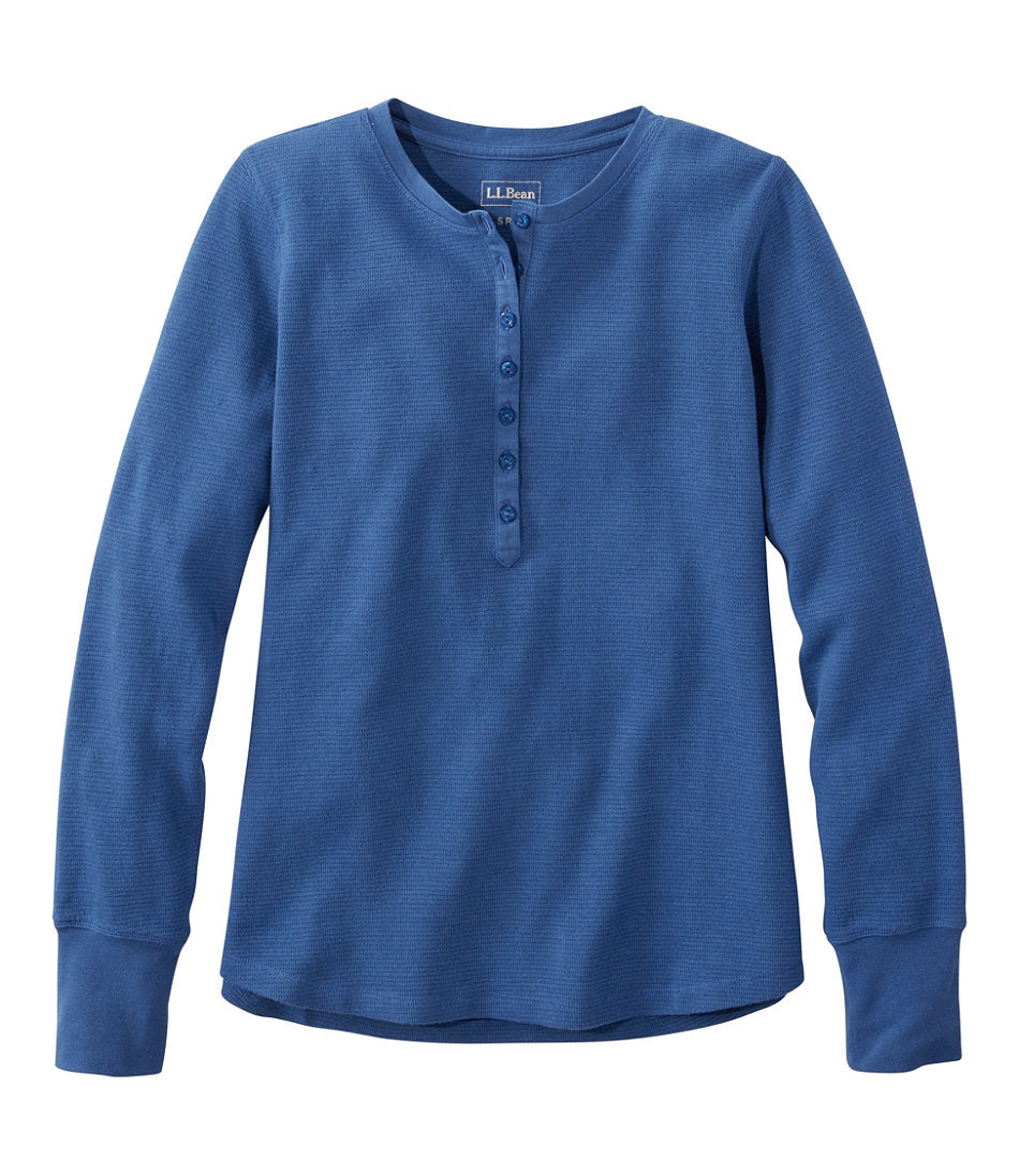 Women's Waffle-Knit Henley | L.L.Bean discount
