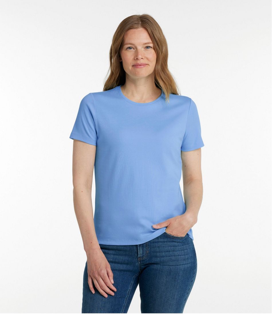 Women's Tee, Short-Sleeve Crewneck | L.L.Bean sale