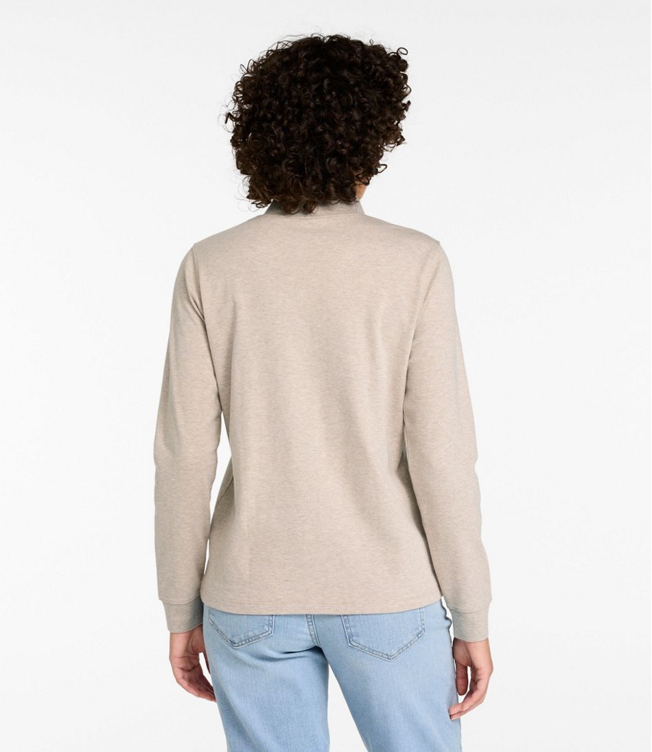 Women's Interlock Mock-Turtleneck, Long-Sleeve | L.L.Bean outlet