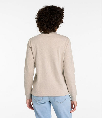 Women's Interlock Mock-Turtleneck, Long-Sleeve | L.L.Bean outlet