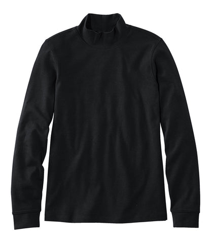 Women's Interlock Mock-Turtleneck, Long-Sleeve | L.L.Bean outlet