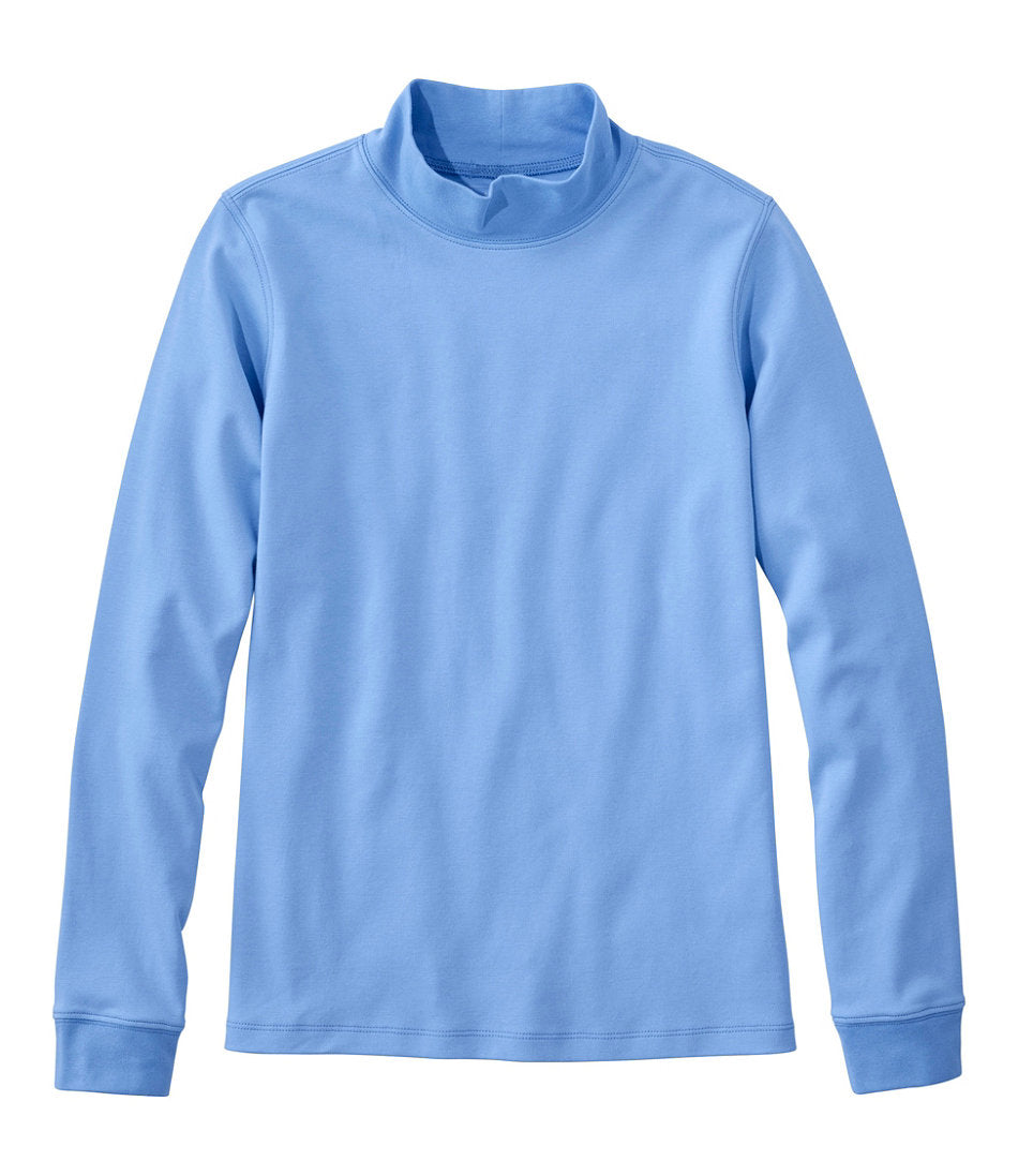 Women's Interlock Mock-Turtleneck, Long-Sleeve | L.L.Bean outlet