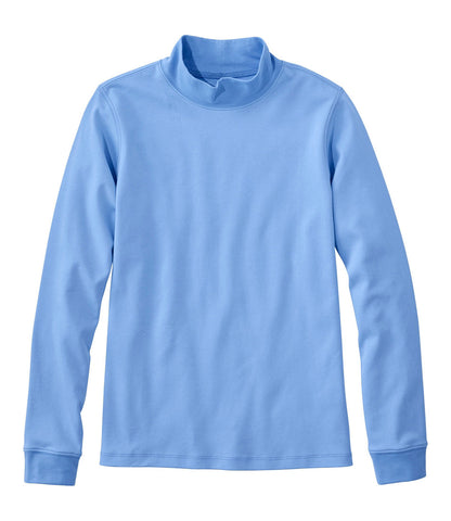 Women's Interlock Mock-Turtleneck, Long-Sleeve | L.L.Bean outlet
