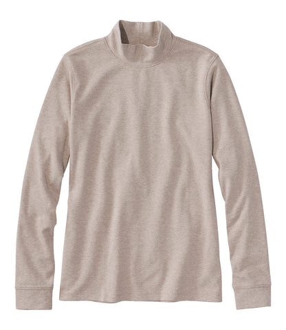 Women's Interlock Mock-Turtleneck, Long-Sleeve | L.L.Bean outlet