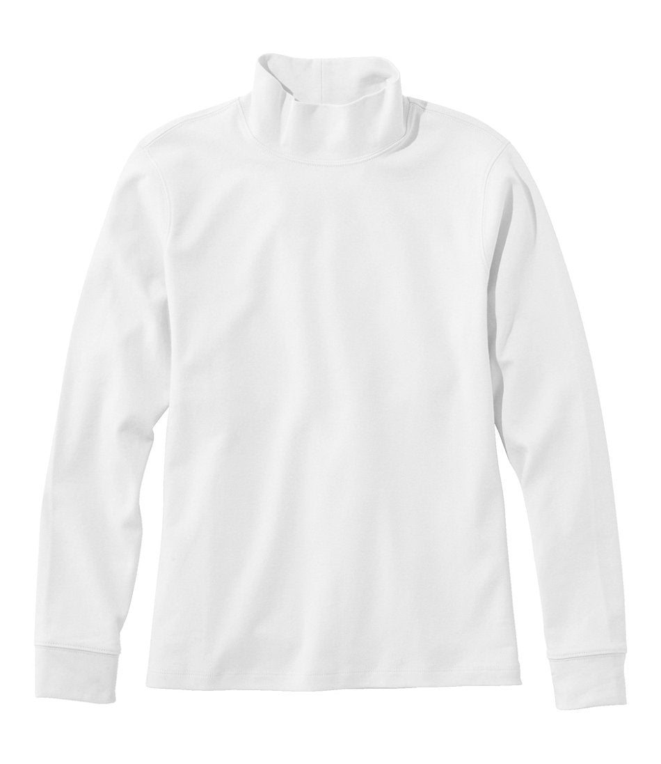Women's Interlock Mock-Turtleneck, Long-Sleeve | L.L.Bean outlet