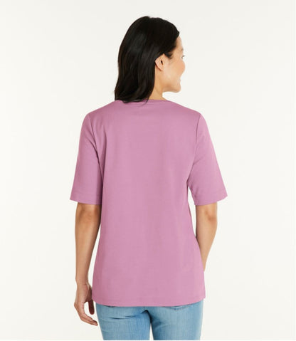 Women's Jewelneck Tee, Elbow-Sleeve | L.L.Bean discount