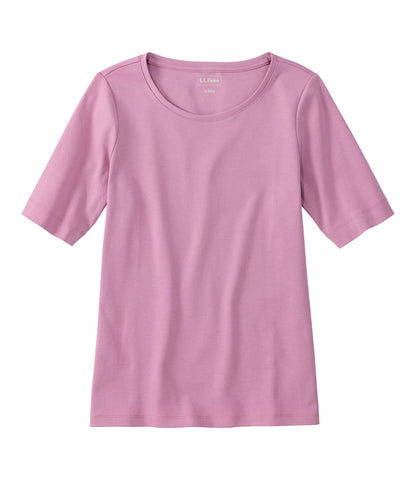 Women's Jewelneck Tee, Elbow-Sleeve | L.L.Bean discount