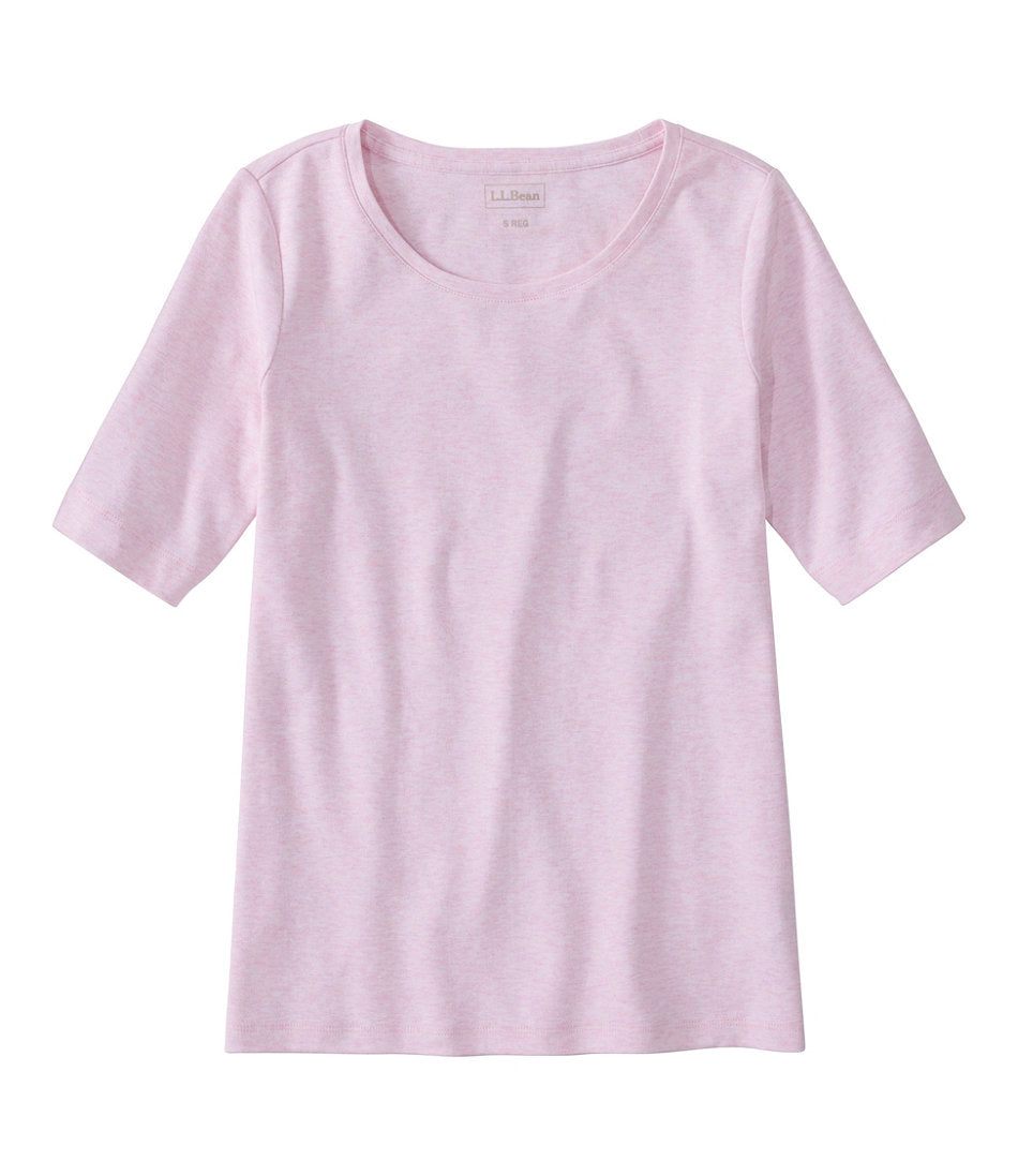 Women's Jewelneck Tee, Elbow-Sleeve | L.L.Bean discount