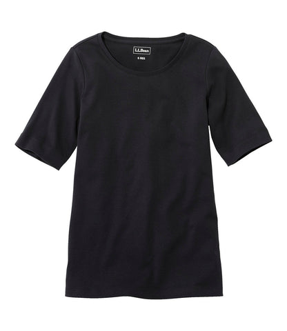 Women's Jewelneck Tee, Elbow-Sleeve | L.L.Bean discount