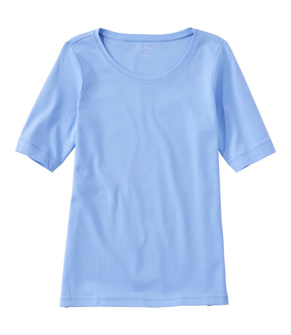 Women's Jewelneck Tee, Elbow-Sleeve | L.L.Bean discount