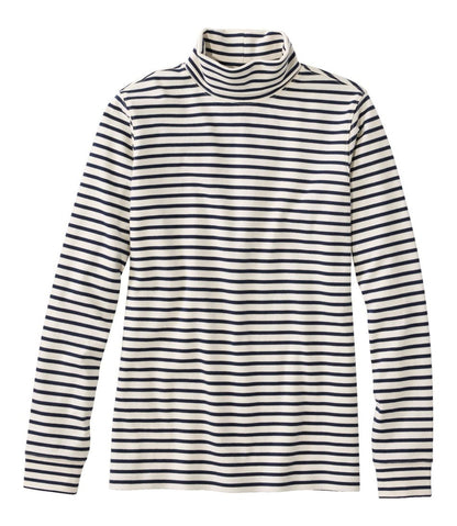 Women's Interlock Turtleneck, Long-Sleeve Stripe | L.L.Bean on sale
