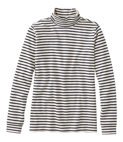Women's Interlock Turtleneck, Long-Sleeve Stripe | L.L.Bean on sale