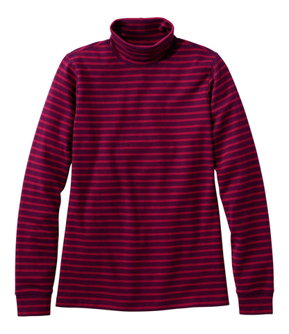 Women's Interlock Turtleneck, Long-Sleeve Stripe | L.L.Bean on sale