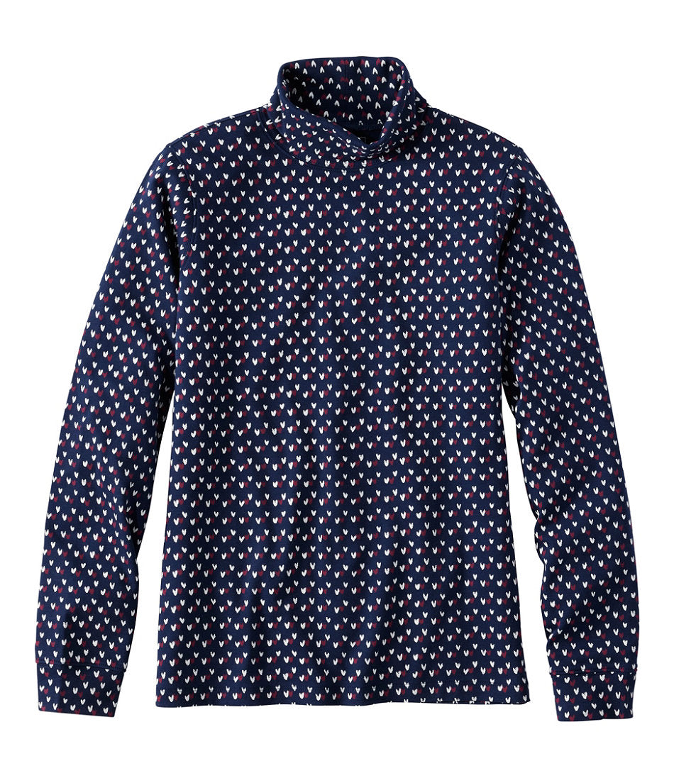 Women's Interlock Turtleneck, Long-Sleeve Allover Print | L.L.Bean discount