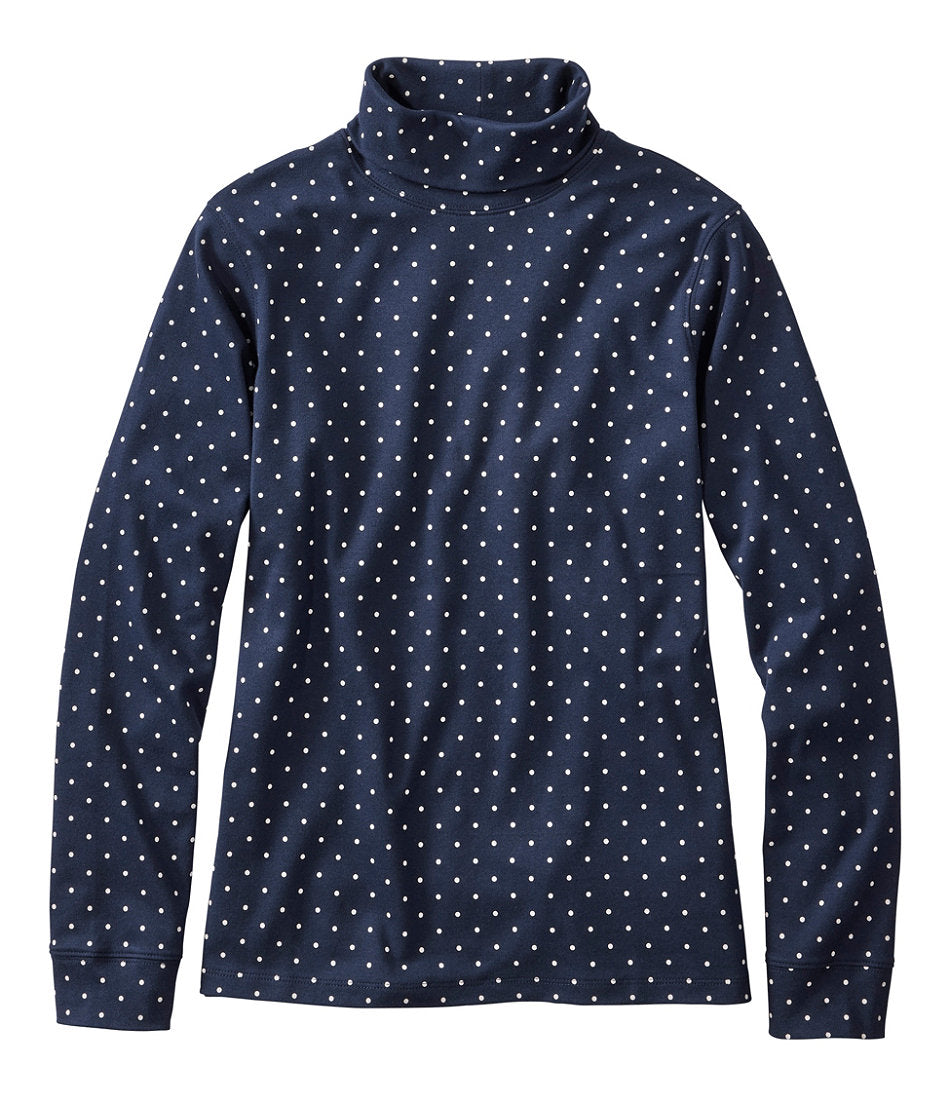 Women's Interlock Turtleneck, Long-Sleeve Allover Print | L.L.Bean discount