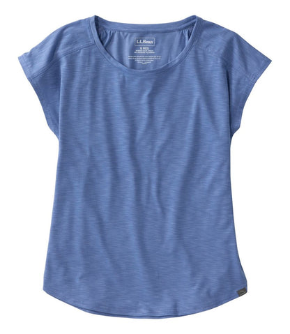 Women's Streamside Tee, Short-Sleeve Ruched Crew | L.L.Bean sale