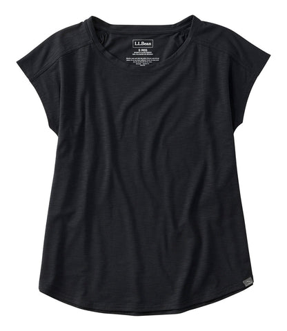 Women's Streamside Tee, Short-Sleeve Ruched Crew | L.L.Bean sale