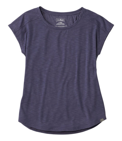 Women's Streamside Tee, Short-Sleeve Ruched Crew | L.L.Bean sale