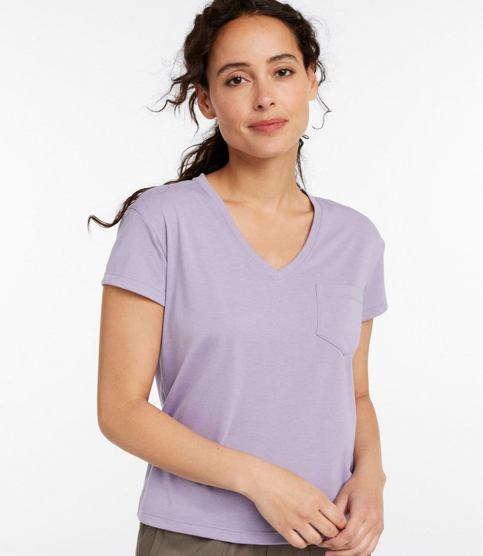 Women's Vista Camp Tee, Short-Sleeve V-Neck | L.L.Bean online