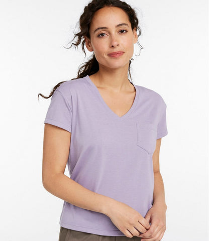 Women's Vista Camp Tee, Short-Sleeve V-Neck | L.L.Bean online